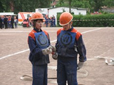 Jugendfeuerwehr Frstenhagen bei den Kreisjugendwettkmpfen in Bad Gandersheim