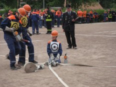 Jugendfeuerwehr Frstenhagen bei den Kreisjugendwettkmpfen in Bad Gandersheim