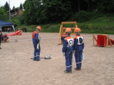 Jugendfeuerwehr Frstenhagen bei den Kreisjugendwettkmpfen in Bad Gandersheim