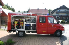 Tragkraftspritzenfahrzeug der Freiwilligen Feuerwehr Fürstenhagen Foto Tragkraftspritzenfahrzeug der Freiwilligen Feuerwehr Fürstenhagen