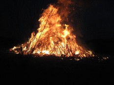 Osterfeuer 2009 Foto Osterfeuer 2009